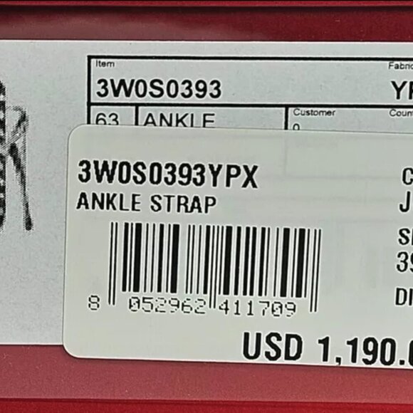 Valentino Garavani Women Rockstud Ankle Strap Pumps Tonal Studs 11 MSRP $1,150 - Picture 12 of 15